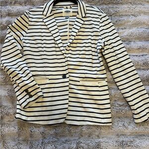 Old Navy Women’s Striped Ponte-Knit Blazer